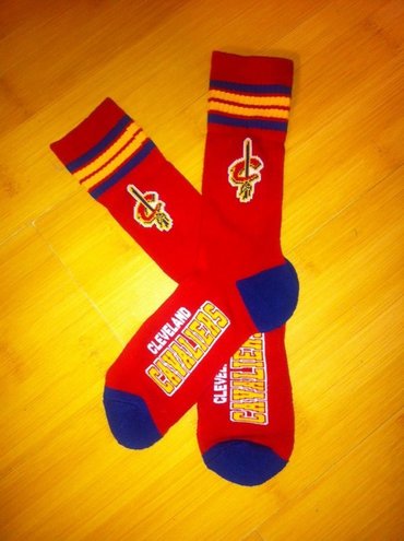 Cavaliers Team Logo Red NBA Socks Cavaliers Team Logo Red NBA Socks