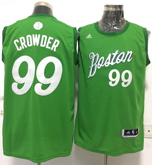 Celtics #99 Jae Crowder Green 2016-2017 Christmas Day Stitched NBA Jersey