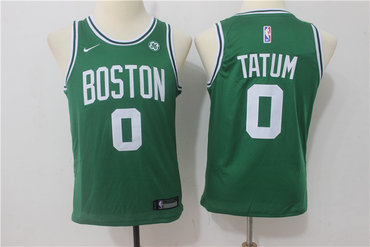 Celtics 0 Jayson Tatum Green Nike Youth Swingman Jersey Celtics 0 Jayson Tatum Green Nike Youth Swingman Jersey