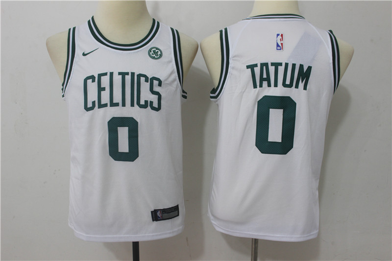 Celtics 0 Jayson Tatum White Nike Youth Swingman Jersey Celtics 0 Jayson Tatum White Nike Youth Swingman Jersey
