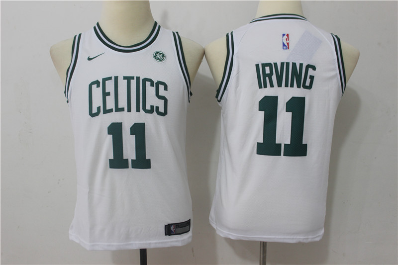 Celtics 11 Kyrie Irving White Nike Youth Swingman Jersey Celtics 11 Kyrie Irving White Nike Youth Swingman Jersey