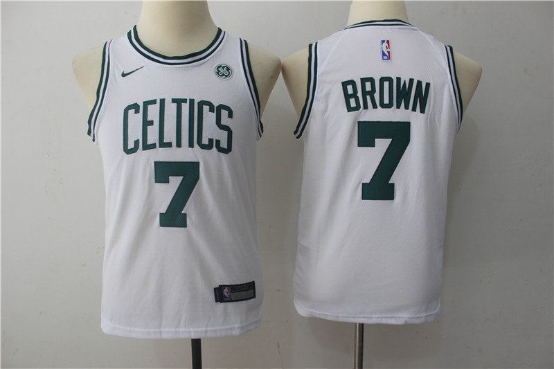 Celtics 7 Jaylen Brown White Youth Nike Swingman Jersey Celtics 7 Jaylen Brown White Youth Nike Swingman Jersey