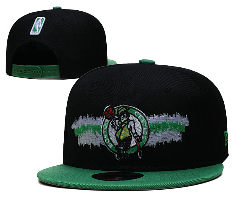 Celtics Black Snapback Hat  --YD