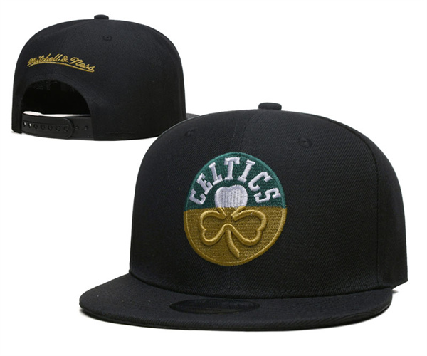 Celtics Black Snapback Hat--GS