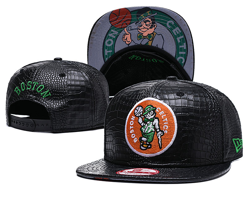 Celtics Fresh Logo Black Adjustable Hat GS