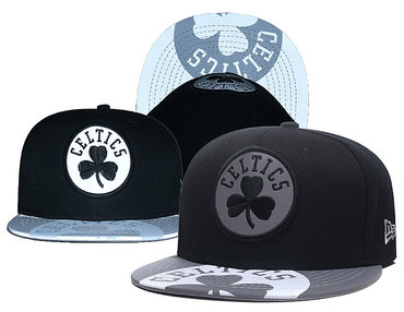 Celtics Reflective Logo Black Adjustable Hat GS