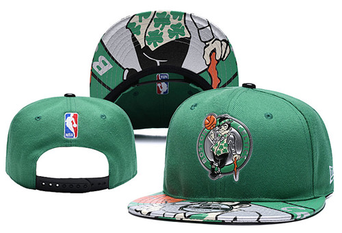 Celtics Team Logo Green Adjustable Hat YD