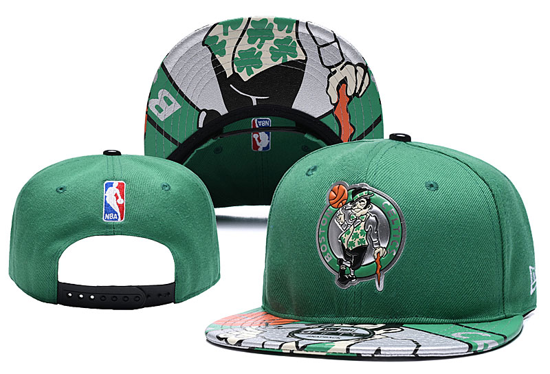 Celtics Team Logo Green Adjustable Hat YD