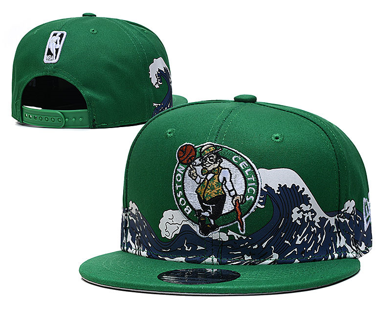 Celtics Team Logos Adjustable Hat YD 2