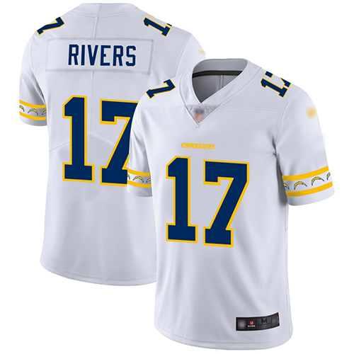 Chargers #17 Philip Rivers White Men's Stitched Football Limited Team Logo Fashion Jersey Chargers #17 Philip Rivers White Men's Stitched Football Limited Team Logo Fashion Jersey