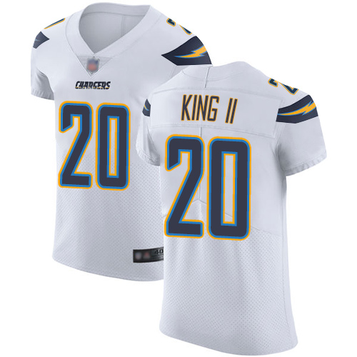 Chargers #20 Desmond King II White Men's Stitched Football Vapor Untouchable Elite Jersey Chargers #20 Desmond King II White Men's Stitched Football Vapor Untouchable Elite Jersey