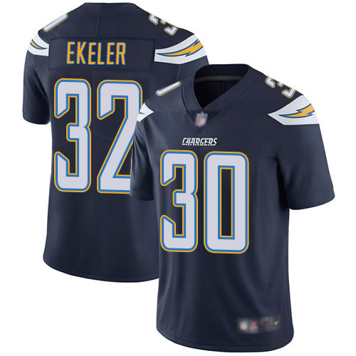Chargers #30 Austin Ekeler Navy Blue Team Color Youth Stitched Football Vapor Untouchable Limited Jersey