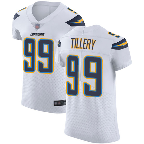 Chargers #99 Jerry Tillery White Men's Stitched Football Vapor Untouchable Elite Jersey Chargers #99 Jerry Tillery White Men's Stitched Football Vapor Untouchable Elite Jersey