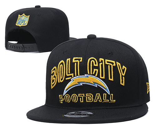 Chargers Team Logo Black Adjustable Hat YD
