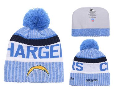 Chargers Team Logo Blue 2017 Sideline Knit Hat YD