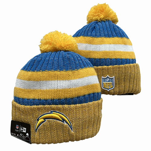 Chargers Team Logo Pom Knit Hat YD-2