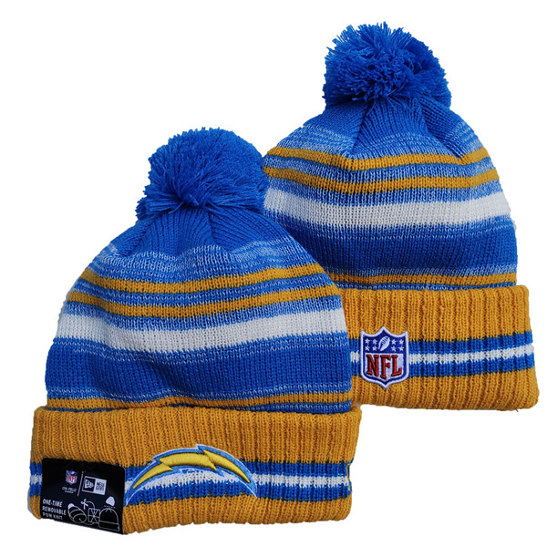Chargers Team Logo Pom Knit Hat YD