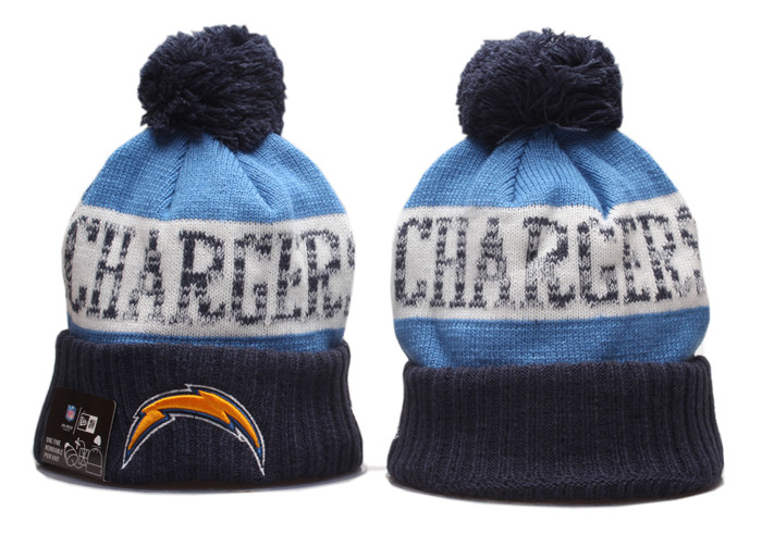 Chargers Team Logo Pom Knit Hat YP