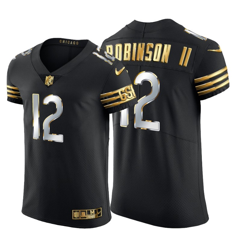 Chicago Bears #12 Allen Robinson Men's Nike Black Edition Vapor Untouchable Elite NFL Jersey Chicago Bears #12 Allen Robinson Men's Nike Black Edition Vapor Untouchable Elite NFL Jersey