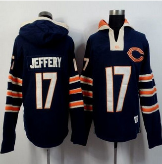 Chicago Bears #17 Alshon Jeffery Navy Blue Player Winning Method Pullover NFL Hoodie Chicago Bears #17 Alshon Jeffery Navy Blue Player Winning Method Pullover NFL Hoodie