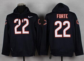 Chicago Bears #22 Matt Forte Navy Blue Pullover Hoodie Chicago Bears #22 Matt Forte Navy Blue Pullover Hoodie