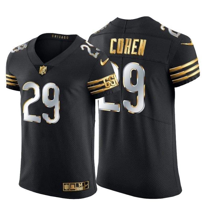 Chicago Bears #29 Tarik Cohen Men's Nike Black Edition Vapor Untouchable Elite NFL Jersey Chicago Bears #29 Tarik Cohen Men's Nike Black Edition Vapor Untouchable Elite NFL Jersey