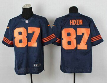Chicago Bears #87 Domenik Hixon Navy Blue 1940s Throwback NFL Elite Jersey Chicago Bears #87 Domenik Hixon Navy Blue 1940s Throwback NFL Elite Jersey