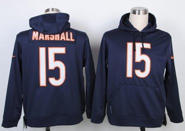 Chicago Bears 15 brandon marshall Pullover Hoodie Navy Blue Chicago Bears 15 brandon marshall Pullover Hoodie Navy Blue
