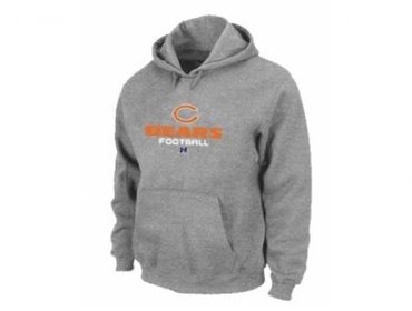 Chicago Bears Critical Victory Pullover Hoodie Grey