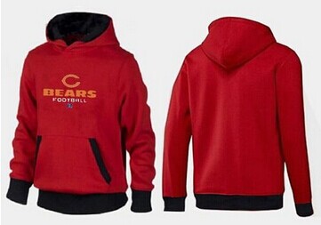 Chicago Bears Critical Victory Pullover Hoodie Red & Black Chicago Bears Critical Victory Pullover Hoodie Red & Black