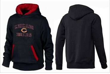 Chicago Bears Heart & Soul Pullover Hoodie Black & Red Chicago Bears Heart & Soul Pullover Hoodie Black & Red