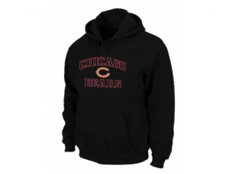 Chicago Bears Heart & Soul Pullover Hoodie Black Chicago Bears Heart & Soul Pullover Hoodie Black