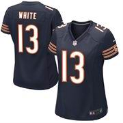 Chicago Bears Kevin White Navy blue 2015 NFL Draft 7th Overall Pick Women Jersey