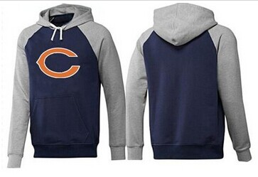 Chicago Bears Logo Pullover Hoodie Dark Blue & Grey Chicago Bears Logo Pullover Hoodie Dark Blue & Grey