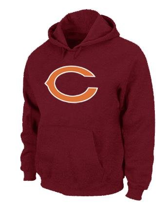 Chicago Bears Logo Pullover Hoodie RED Chicago Bears Logo Pullover Hoodie RED