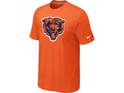 Chicago Bears Orange Tean Logo T-Shirt