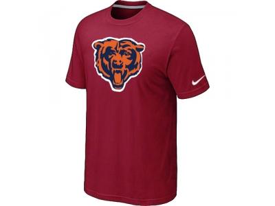 Chicago Bears Red Tean Logo T-Shirt