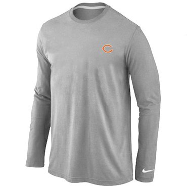 Chicago Bears Sideline Legend Authentic Long Sleeve T-Shirt Grey Chicago Bears Sideline Legend Authentic Long Sleeve T-Shirt Grey