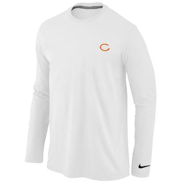 Chicago Bears Sideline Legend Authentic Long Sleeve T-Shirt White