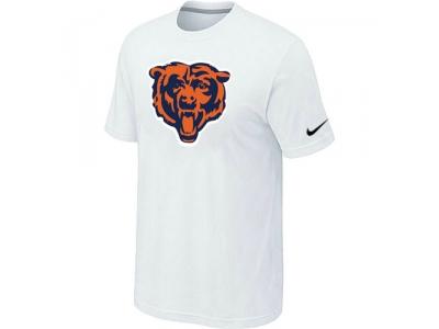 Chicago Bears White Tean Logo T-Shirt