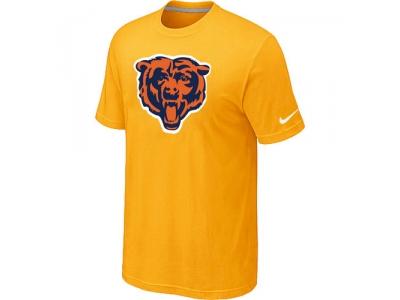 Chicago Bears Yellow Tean Logo T-Shirt