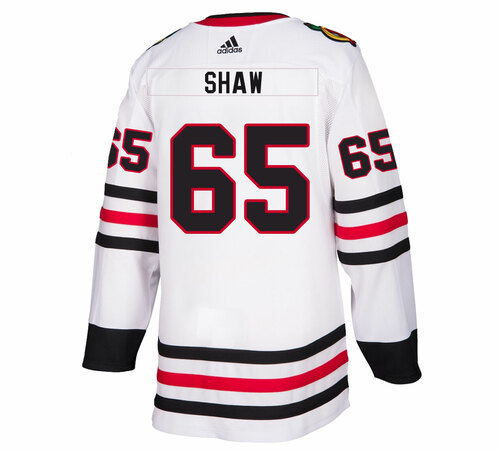 Chicago Blackhawks #65 Andrew Shaw White Road Authentic Jersey Chicago Blackhawks #65 Andrew Shaw White Road Authentic Jersey