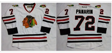 Chicago Blackhawks #72 Artemi Panarin White Stitched NHL Jersey