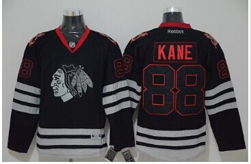 Chicago Blackhawks #88 Patrick Kane Black Ice Stitched NHL Jersey