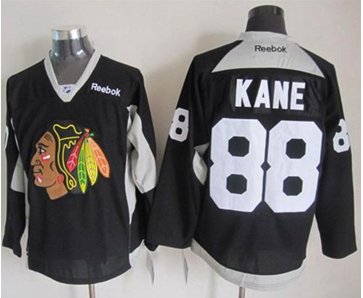 Chicago Blackhawks #88 Patrick Kane Black Practice Stitched NHL Jersey
