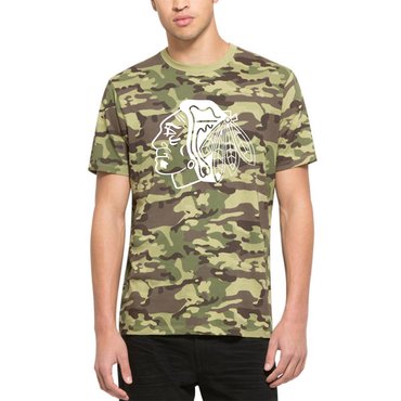 Chicago Blackhawks '47 Alpha T-Shirt Camo Chicago Blackhawks '47 Alpha T-Shirt Camo