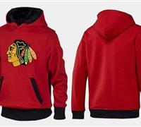 Chicago Blackhawks Pullover Hoodie Red & Black