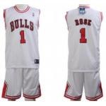 Chicago Bulls #1 Rose White Suit Chicago Bulls #1 Rose White Suit