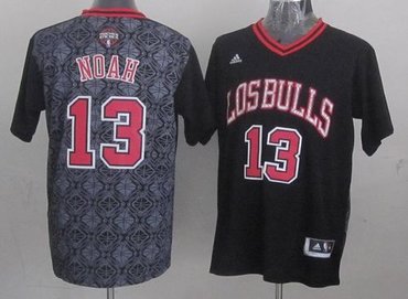 Chicago Bulls #13 Joakim Noah Black New Latin Nights NBA Jersey