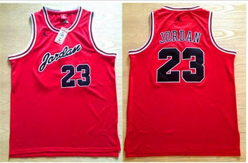 Chicago Bulls #23 Michael Jordan Red Anniversary Stitched NBA Jersey
